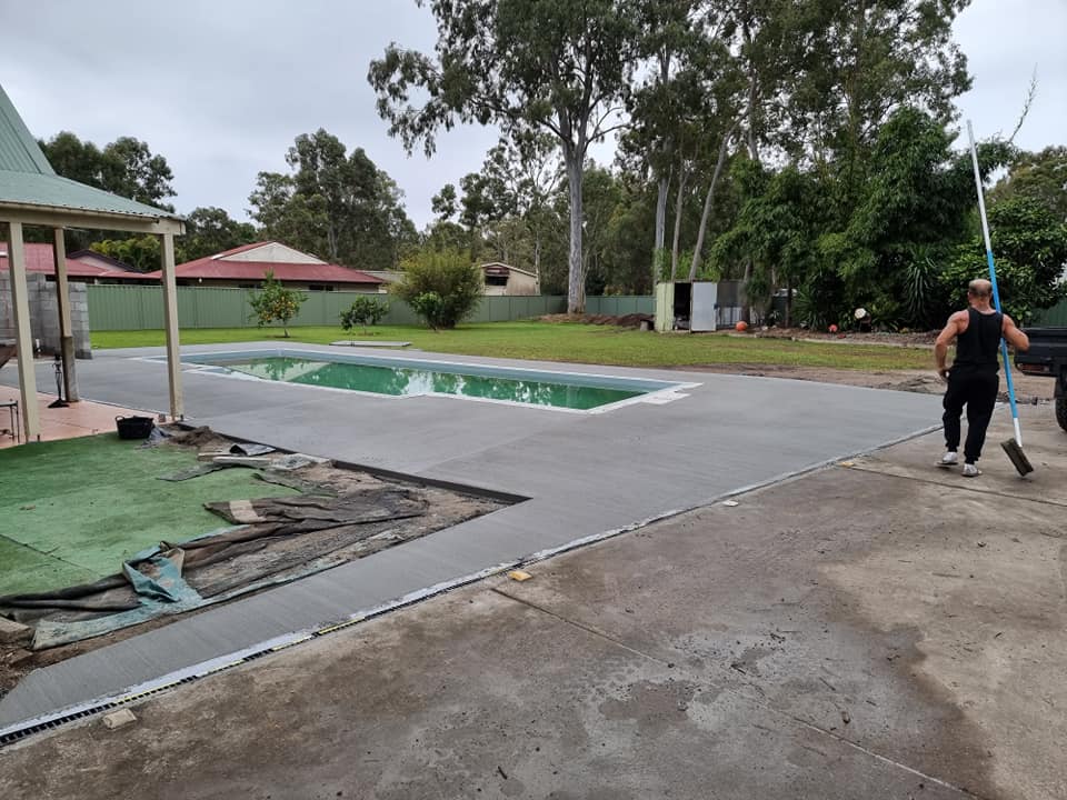 "Expert concrete contractor services for pool areas. High-quality finishes and professional results. Transform your outdoor space with durable, stylish concrete solutions. Contact us today!"