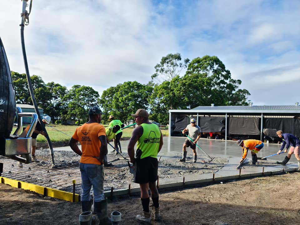 Experienced concrete contractors expertly pour and level concrete for a durable foundation. Professional service and quality workmanship for residential or commercial projects. Contact us today!